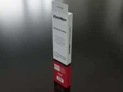 COMB BINDING PACKAGING 3D model