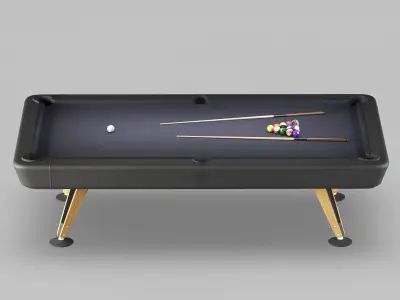 DIAGONAL POOL TABLE 3D model