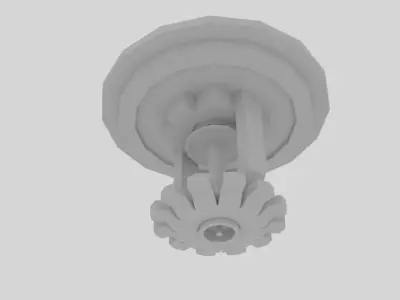 Fire Sprinkler Low-poly 3D model purchase