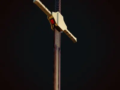 Sword 3D model 3