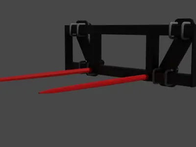 Low-poly Fleming Bale Spike 3D Model Low-poly 3D model Low-poly 3D model