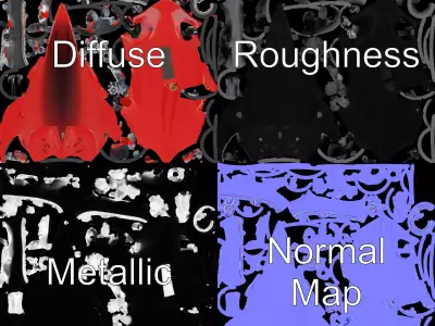 Sleek Racing Car model pack Low-poly 3D model