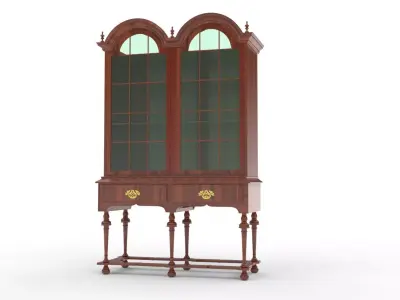 Vintage Kitchen Cabinet 3D model