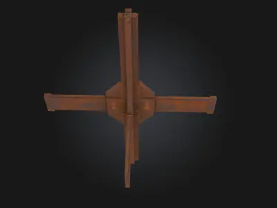 Czech Hedgehog AntiTank Obstacle 3D model