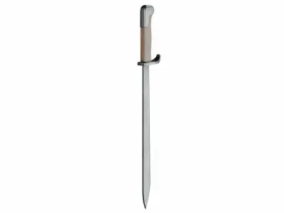 Sword Low-poly 3D model 2