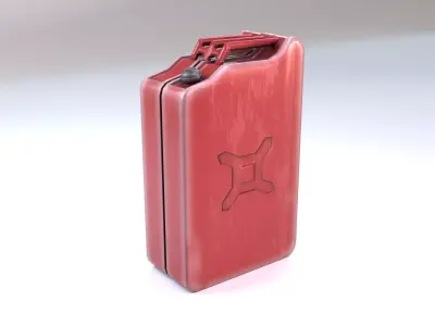 Jerrycan Free low-poly 3D model