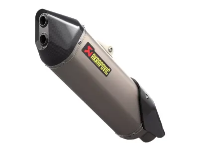 Akrapovic Exhaust Low-poly 3D model