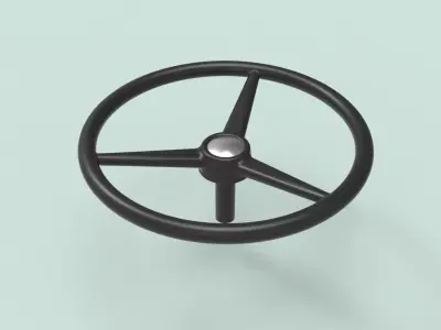 Stearing wheel 6 3D model