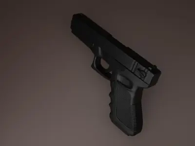 glock 17 avstria pistol 3D model