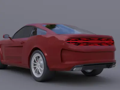 Generic Muscle car mark 2 3D model