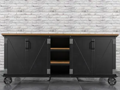 Ellis Kitchen Island  3D model