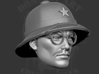 Sgt Misha GI Joe Fan Art STL Files For Action Figures 3D print model