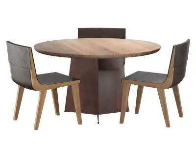 TULA DINING TABLE Chair dine Cokra 3D model