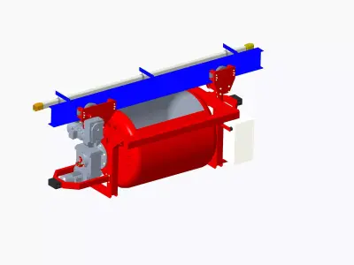 Flying bucket 3D model
