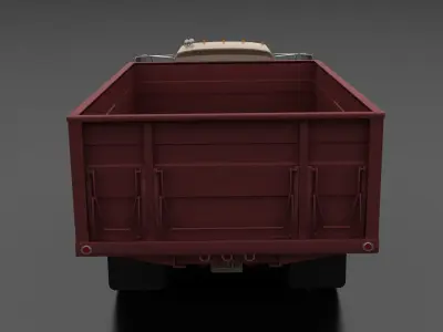 N-Series N-600 Grain Truck 1966 Low-poly 3D model