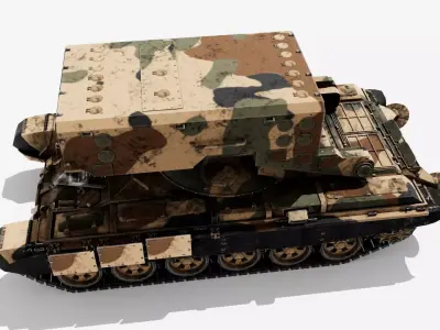 TOS-1A Solntsepiok 3D model