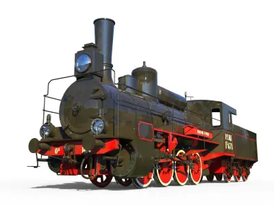 Russian locomotive class Ov 3D model