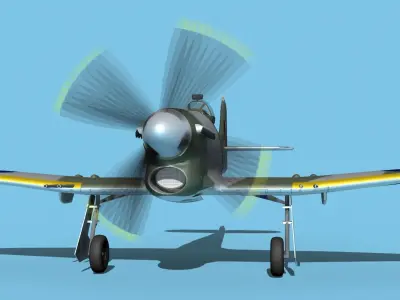 Hawker Hawker Tempest MK1 V13 3D model