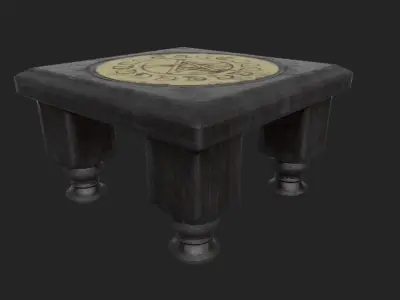 Ritualistic Stool 3D model