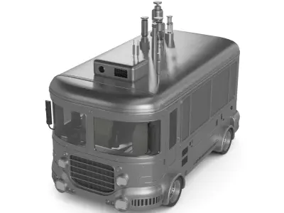 Mobile Laboratory 3D model by PolySpectra