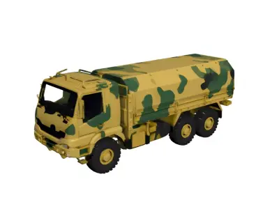 BMC Efe 10 Ton Military Truck Heavy Duty Tactical Transport  3D model
