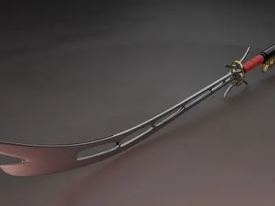 The spine splitter sword 3D model