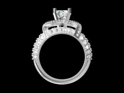 Wedding Ring  3D print model 256
