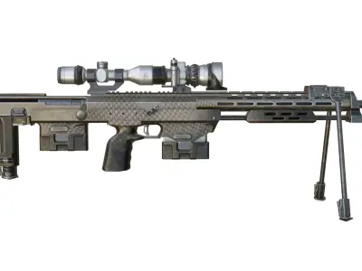 DSR-Precision DSR-1 Low-poly 3D model