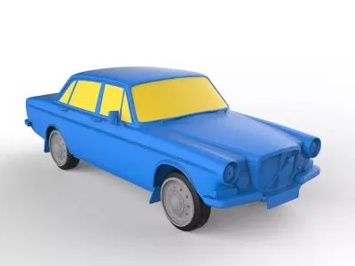 Volvo 164 1971 Classic Car 3D print model