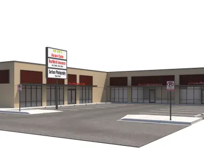 Retail-102 Retail Store 3D model