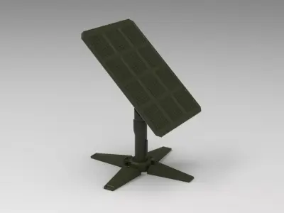 antenna 3D model 9