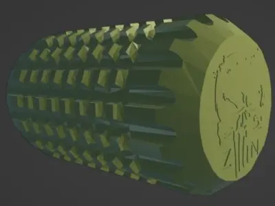 4 ak charging handle 3D model