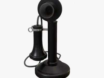 Old Antique Telephone 3D model