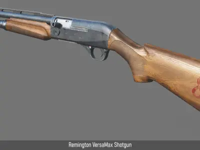 Remington Versa Max Shotgun Low-poly 3D model