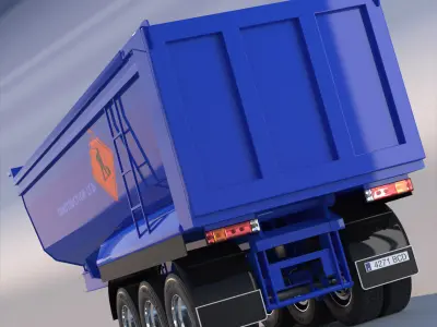 Tipper Semitrailer 3D model