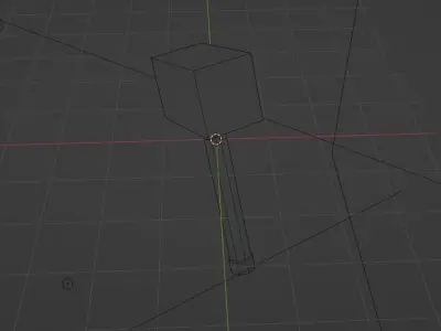 Stylized Hammer Free low-poly 3D model buy