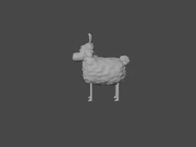 sheep Low-poly 3D model purchase