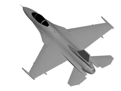 Mitsubishi F-2 3D model purchase