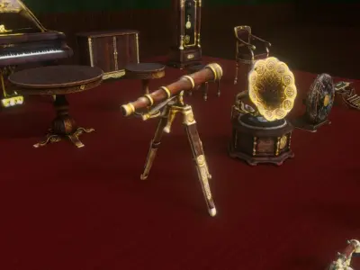 Antique Furniture Collections 3D model