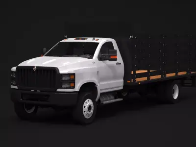 International CV 2020 Stake Bed 3D model