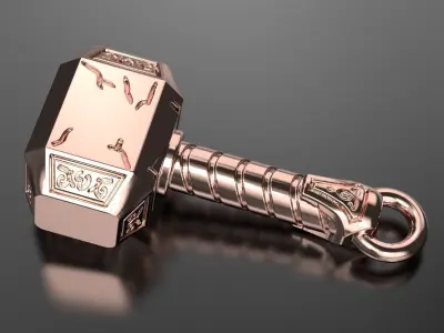 Old West Norse Mjolnir Thors Hummer 3D print model