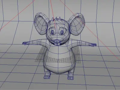 RAT 3D MODEL Free 3D model