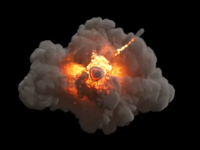 Muzzle Flash 3D model