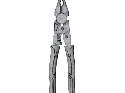 wire plier 3D model