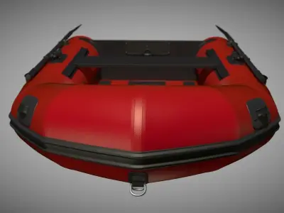 Rubber dinghy 3D model