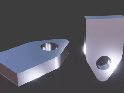 Lifting Hook  Free low-poly 3D model