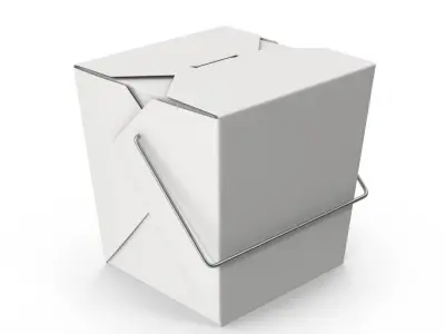  White Containers Packages Boxes Collection 