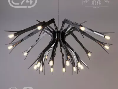 Chandelier C74 - DADDY LONGLEGS XL 3D model