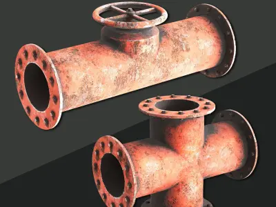 Pipes - Industrial Collection 3D model