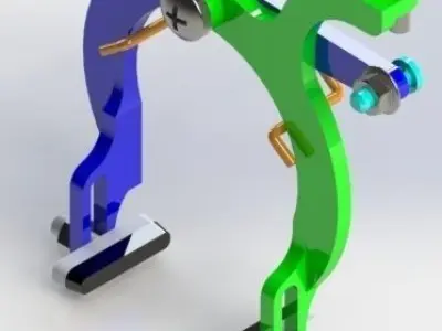 Bicycle Parts Free 3D model